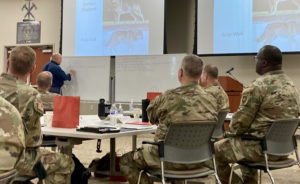 Senior leaders during Special Operations Health Workshop